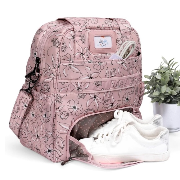 NEW Lug Puddle Jumper Convertible Tote Overnight / Gym Bag Infinity Series Black - Picture 10 of 10